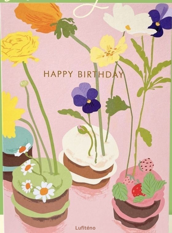 Floral cupcake